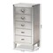 Baxton Studio Carel Silver Metal 5-Drawer Accent Chest 160-10249 - alternate 9
